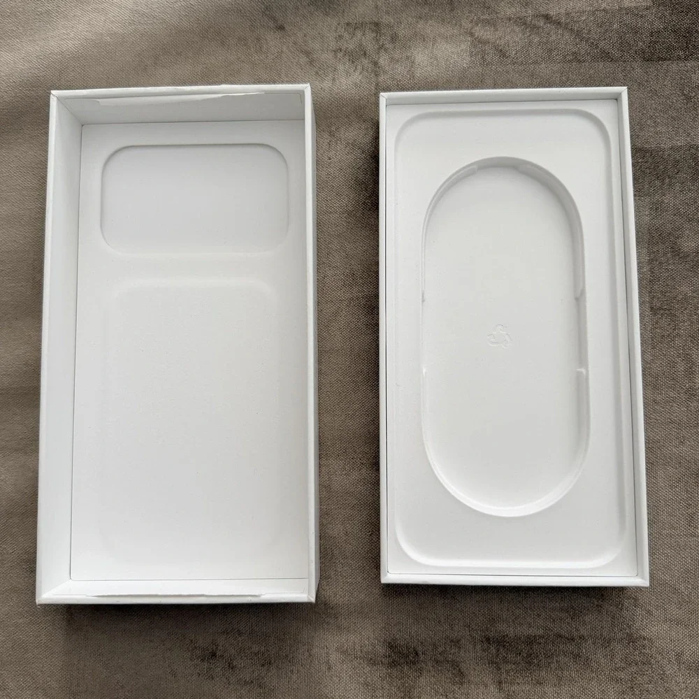 Apple IPhone 17 Pro Max Retail Box Silver White Packaging Empty Box Only